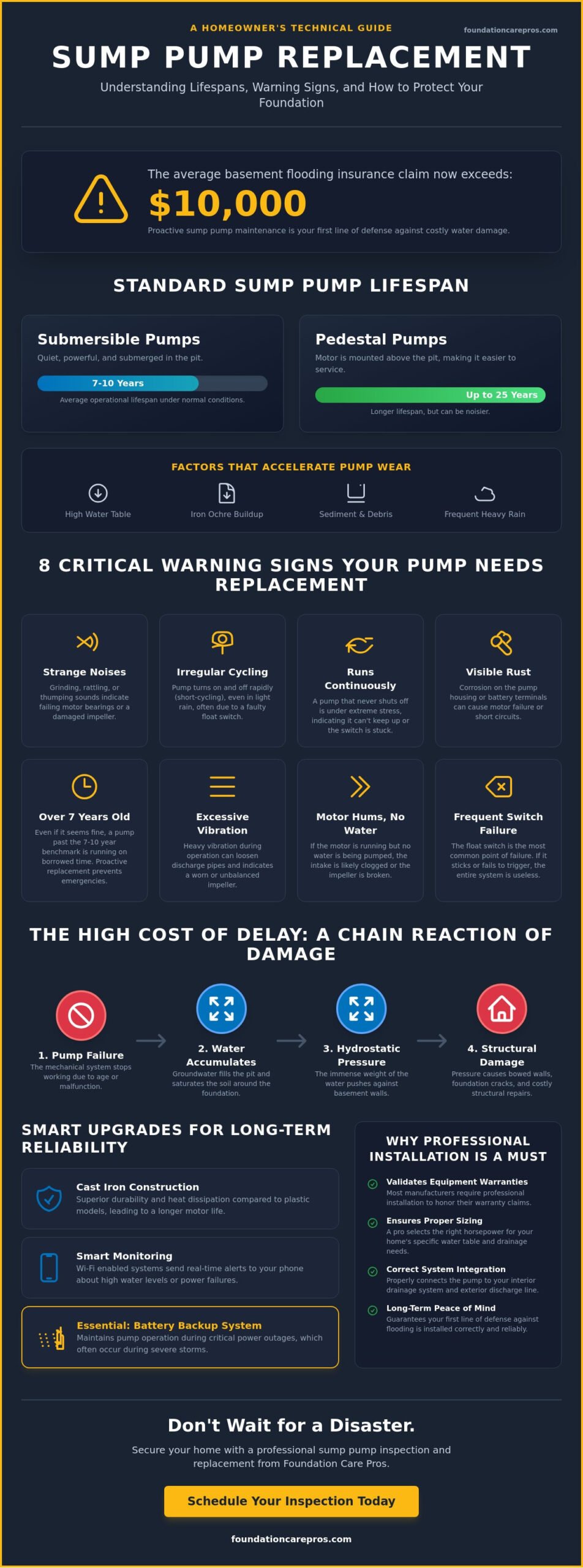 How Often to Replace Sump Pump: A Homeowner’s Guide to Foundation Protection (2026)