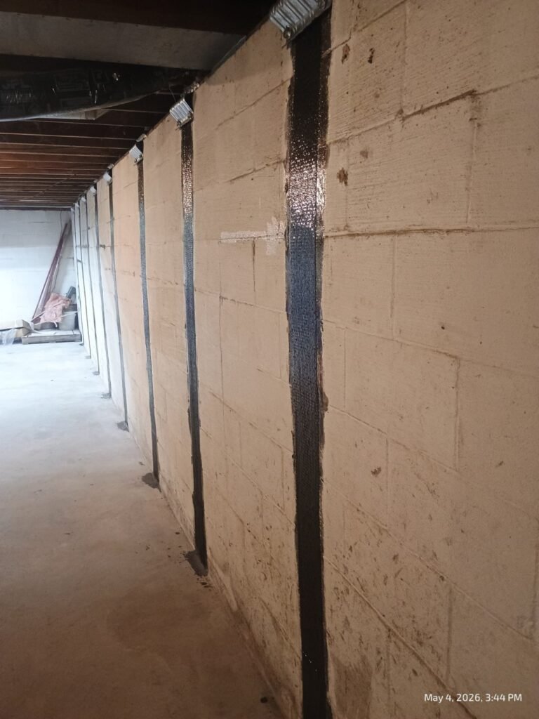 Bowers basement wall