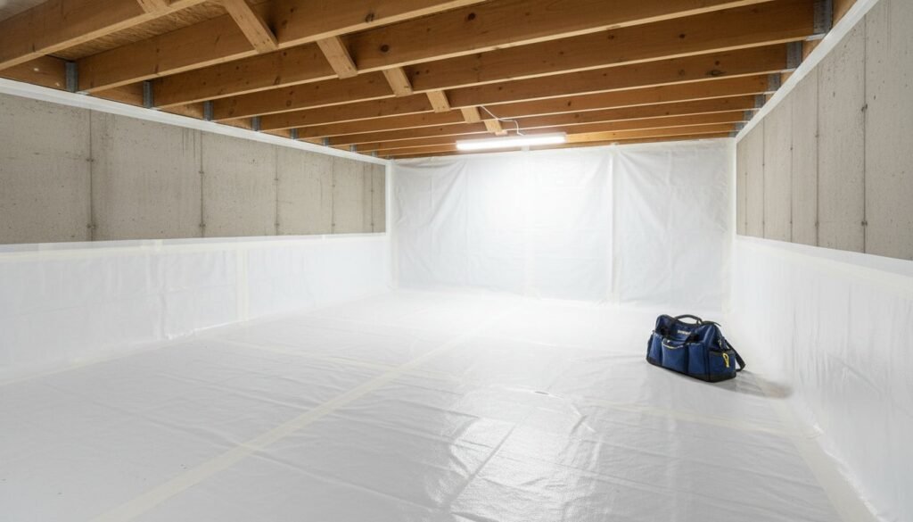 Vapor Barrier for Basement and Crawl Space: The Professional Standard