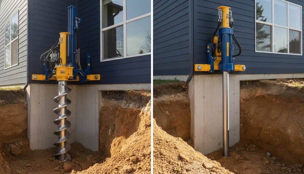 Helical Piles vs Push Piers: Which Foundation Pier System Is Best in 2026?