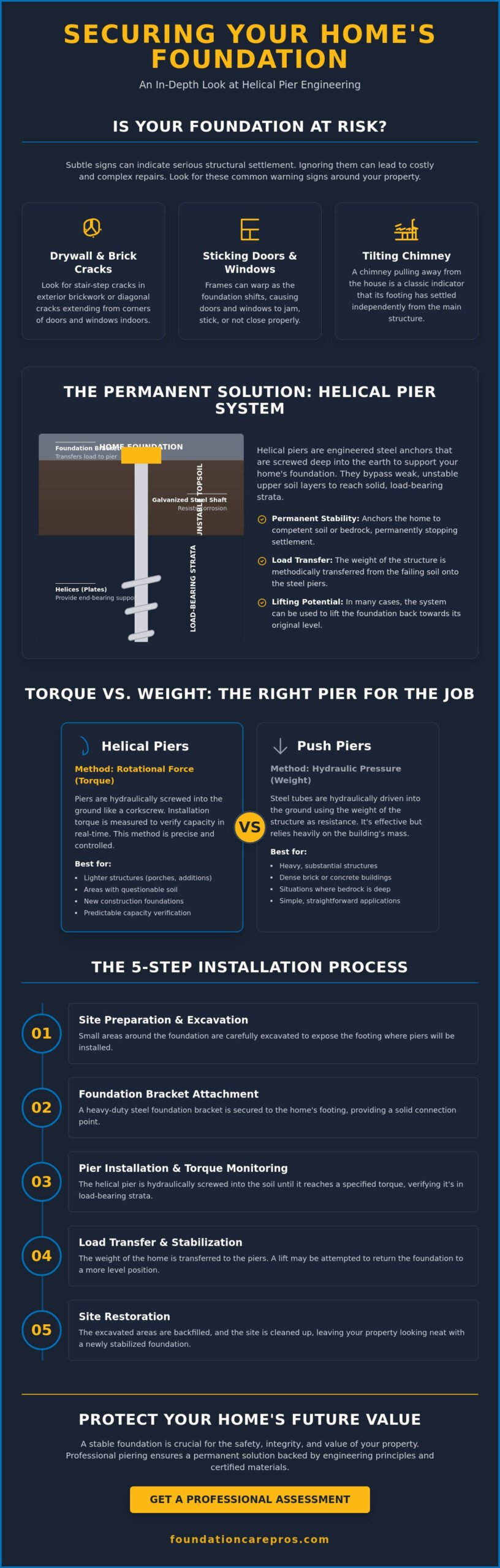 Helical Pier Foundation Systems: The Ultimate Homeowner’s Guide to Structural Stability
